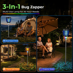 Zwiran hanging on umbrella in patio illustrating versatile placement and stylish ambience