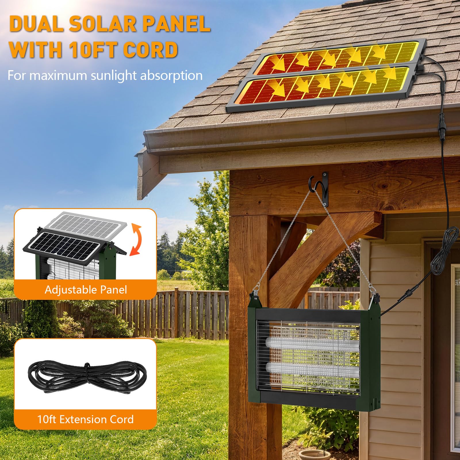Zwiran tested in rain to show IPX5 weatherproof protection for outdoor use