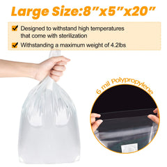 zwxt filled bag next to ruler showing size and volume capacity