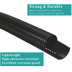 ZY-hosetube corrugated outer profile detail giving flexibility and kink resistance benefit