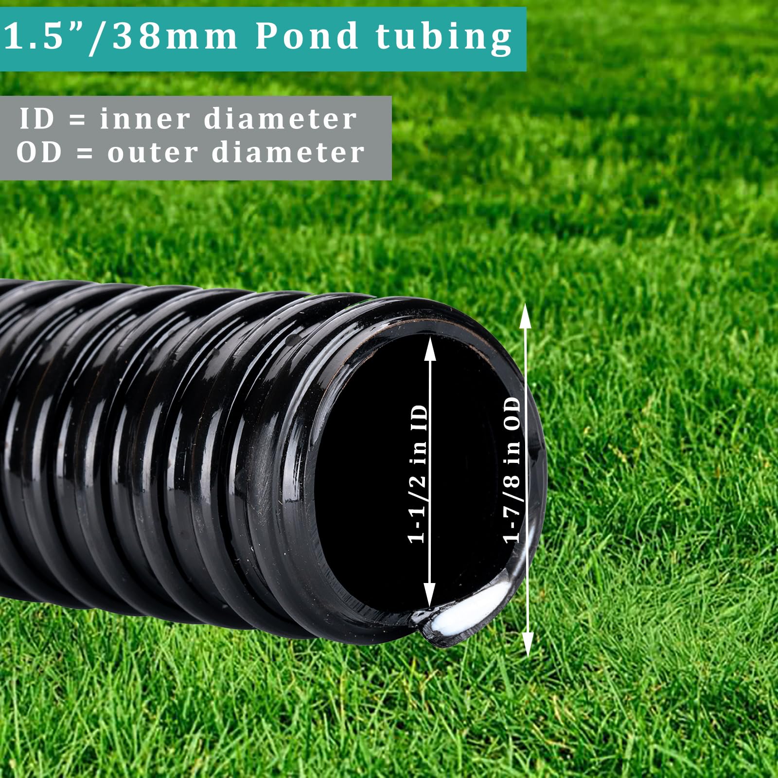 ZY-hosetube close-up of corrugated outer texture highlighting flexibility and kink resistance