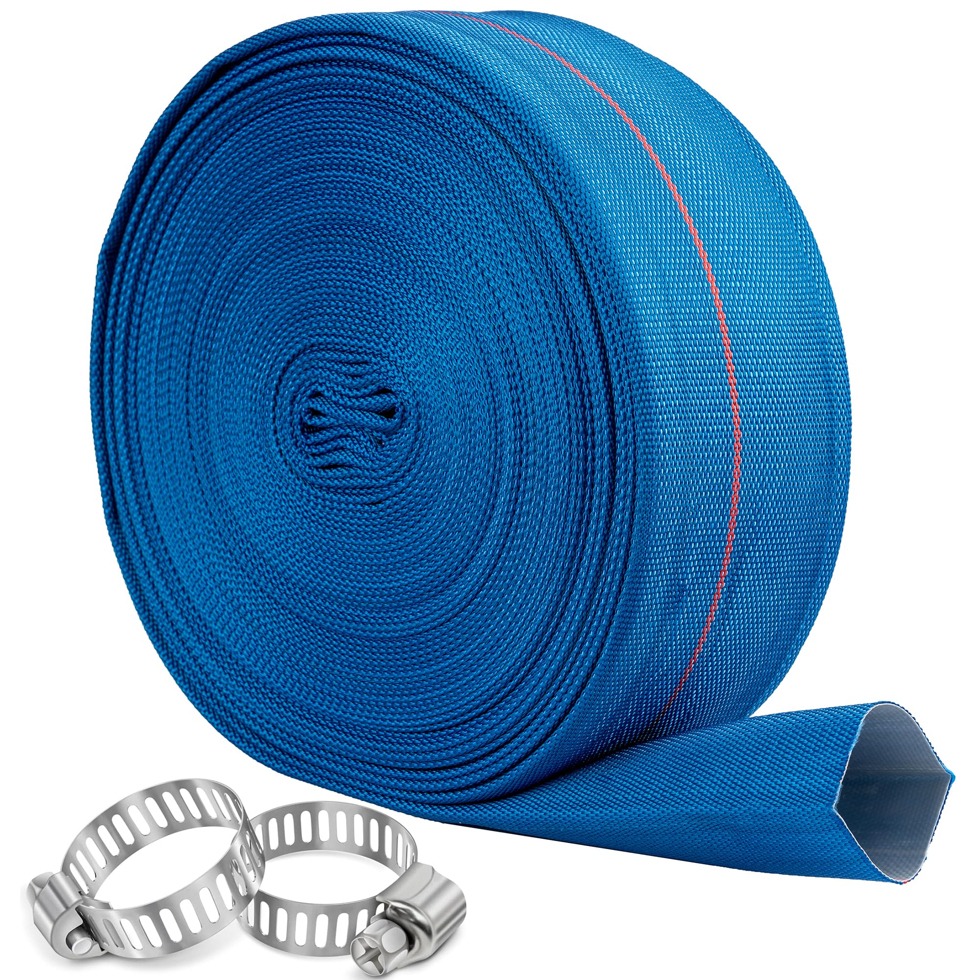 ZY-hosetube front view showing hose coiled and ready to install, durable and ready