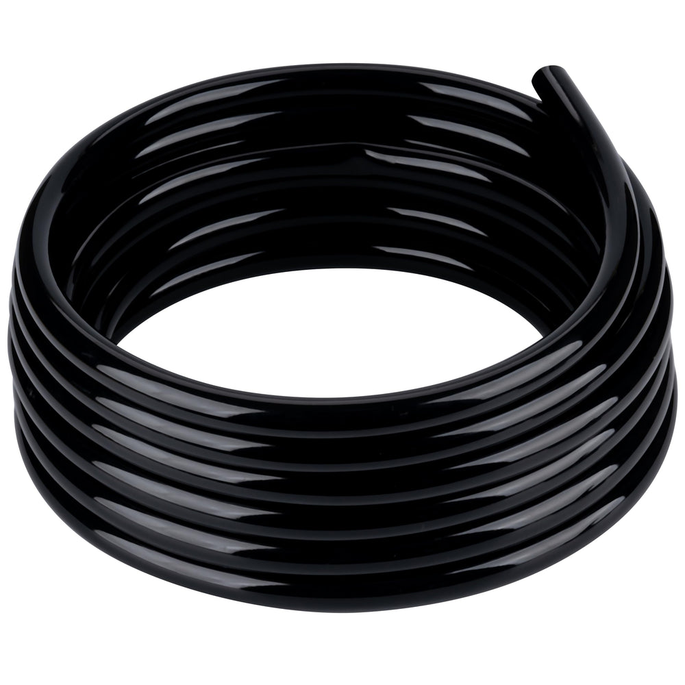 ZY-hosetube front view showing full 25 ft coil and labeling benefit of ready-to-use hose