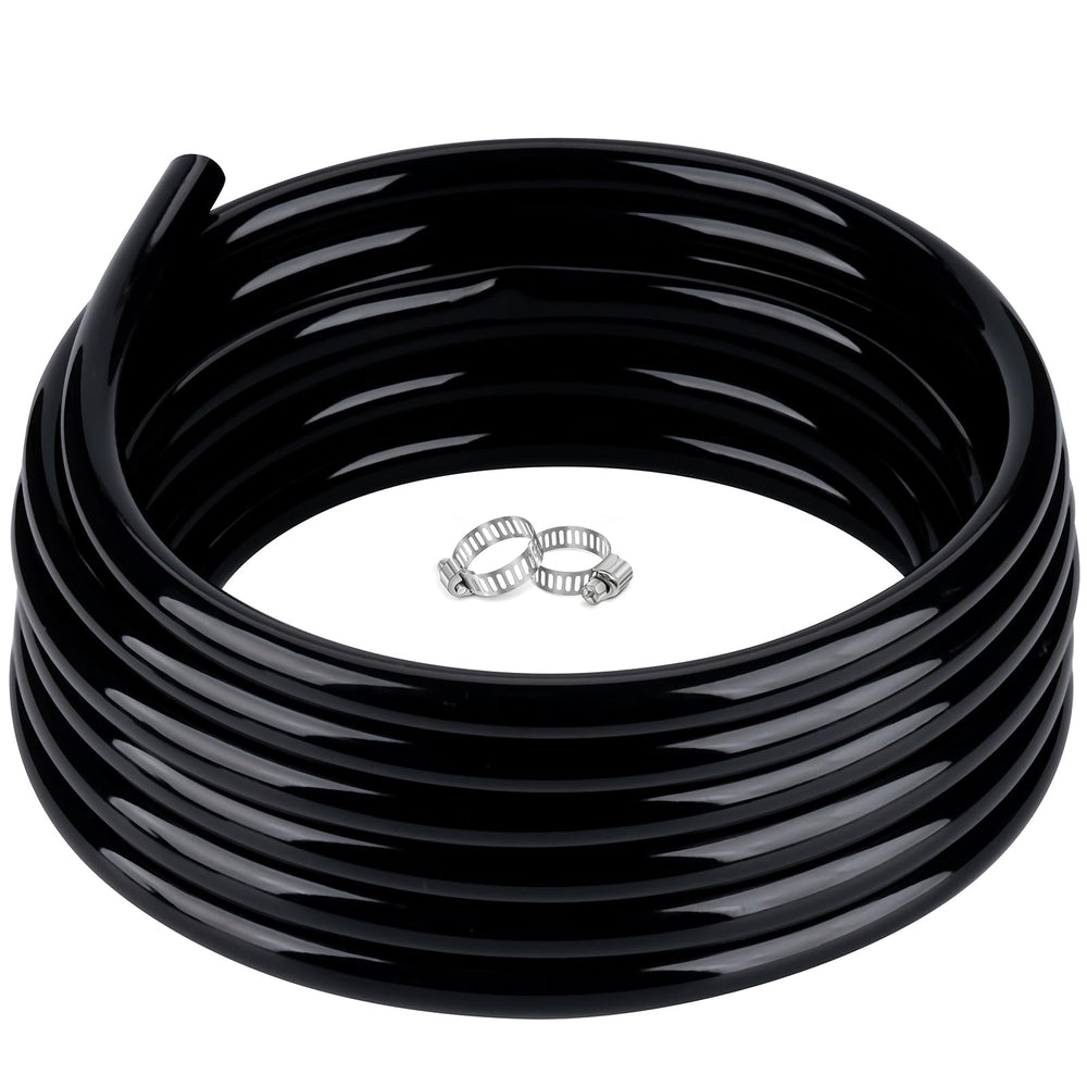 ZY-hosetube front coil showing full 25 ft length and compact storage benefit