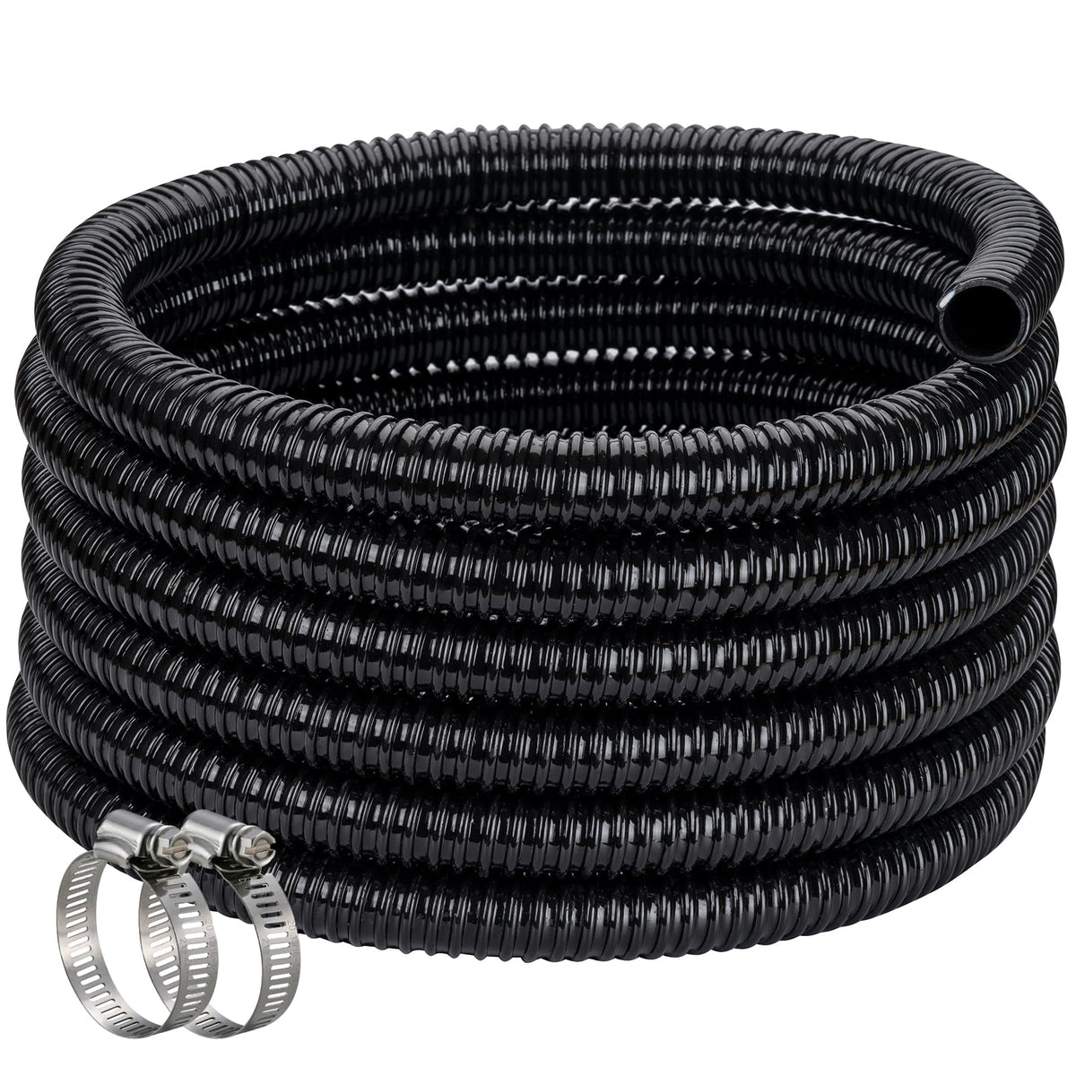 ZY-hosetube coiled front view showing compact storage and quick deployment