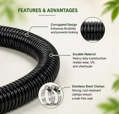 ZY-hosetube smooth inner bore detail demonstrating low-friction flow and pump efficiency