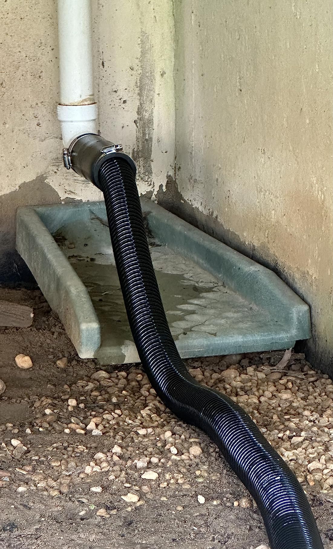 ZY-hosetube beside ruler showing 20ft length and 2" ID for accurate sizing benefit