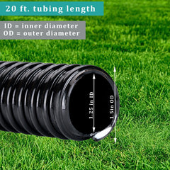 ZY-hosetube close-up of smooth inner bore improving pump flow efficiency
