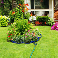 ZZM watering ring placed around a newly planted tree promoting deep root moisture