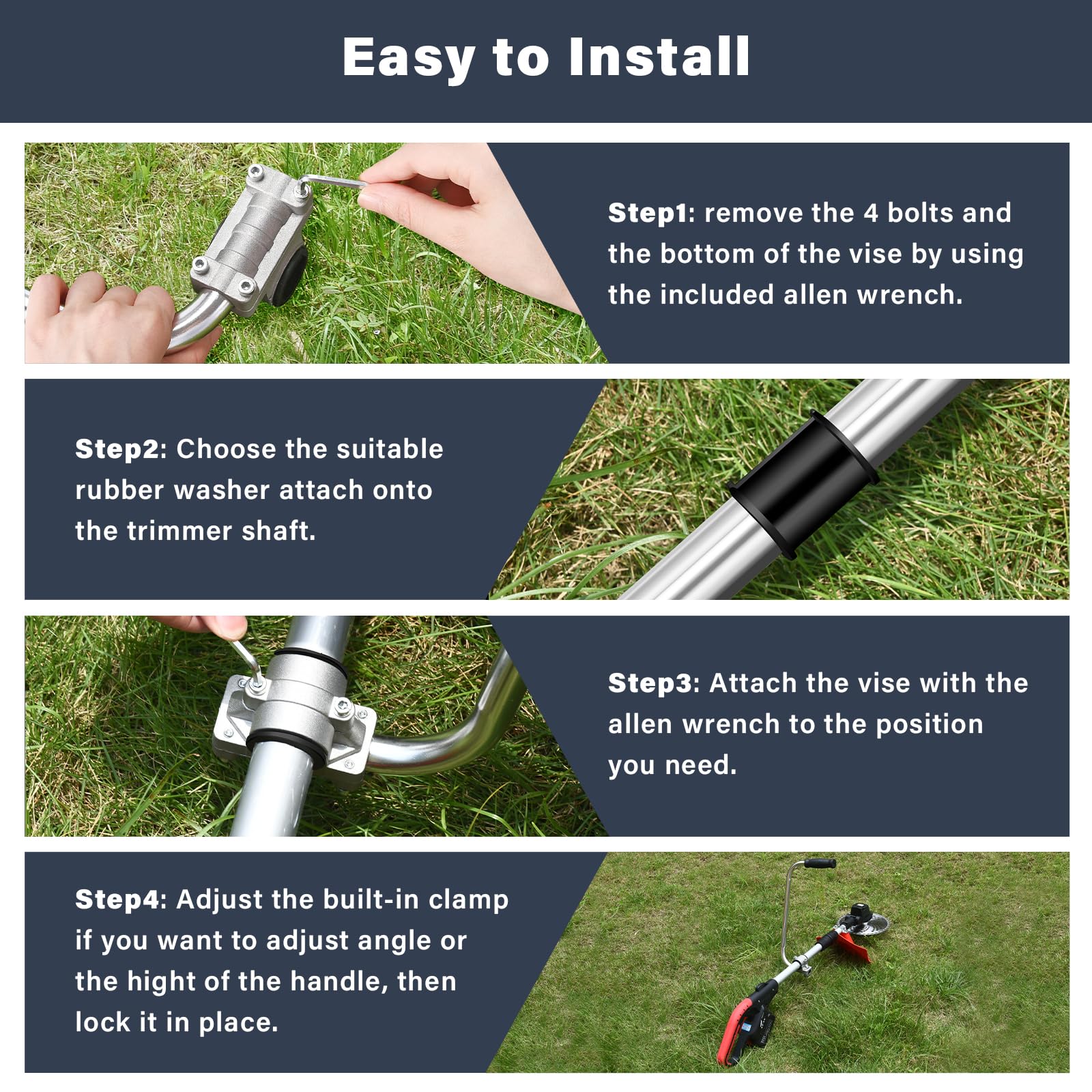 ZZM handle beside ruler for size scale and easy fit confirmation